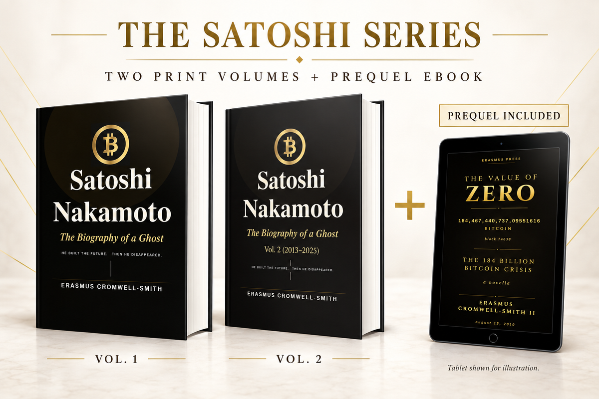 The Satoshi Series — Two Print Volumes + Prequel eBook
