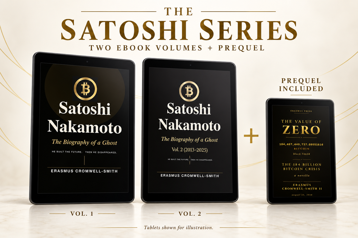The Satoshi Series — Two eBook Volumes + Prequel