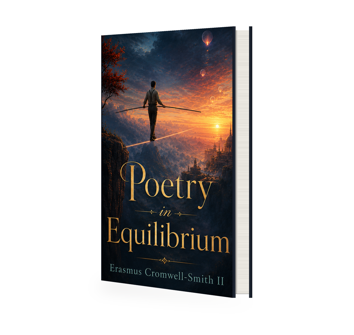 Poetry in Equilibrium 3D book mockup