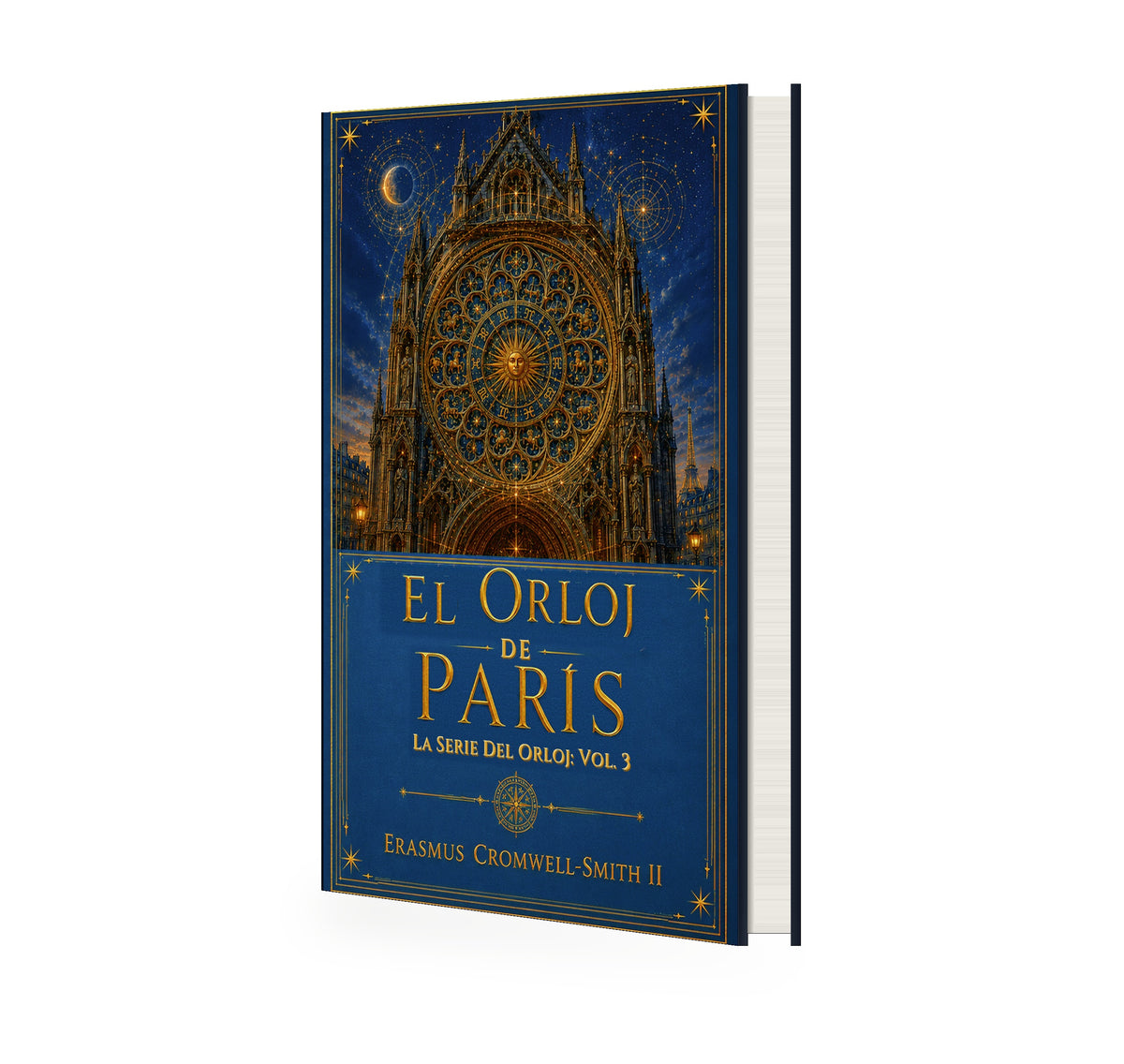 El Orloj de París eBook 3D mockup
